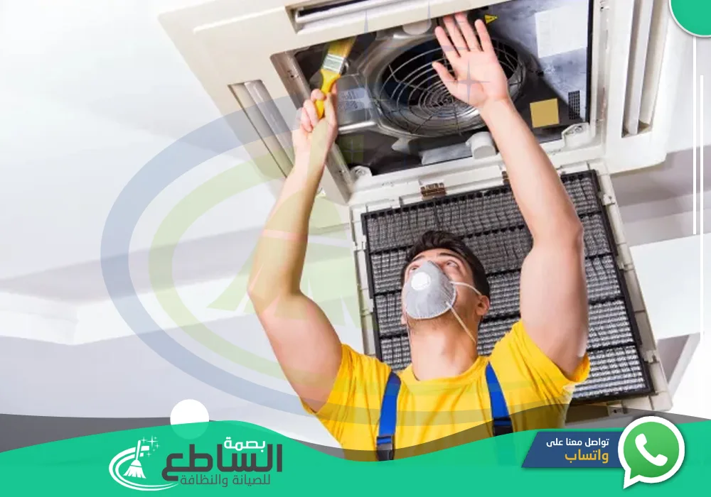 شركة تنظيف مكيفات باحد رفيدة  💧  👷🏿‍♂️  | 0557997714 | غسيل مكيفات اسبليت